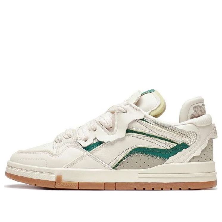 Li-Ning Weiwu Pro Skate Shoes 'White Green' AECT045-2