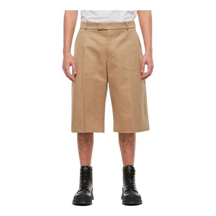 Alexander McQueen Cotton Trousers 'Tan' 774215-QSAAN-9730