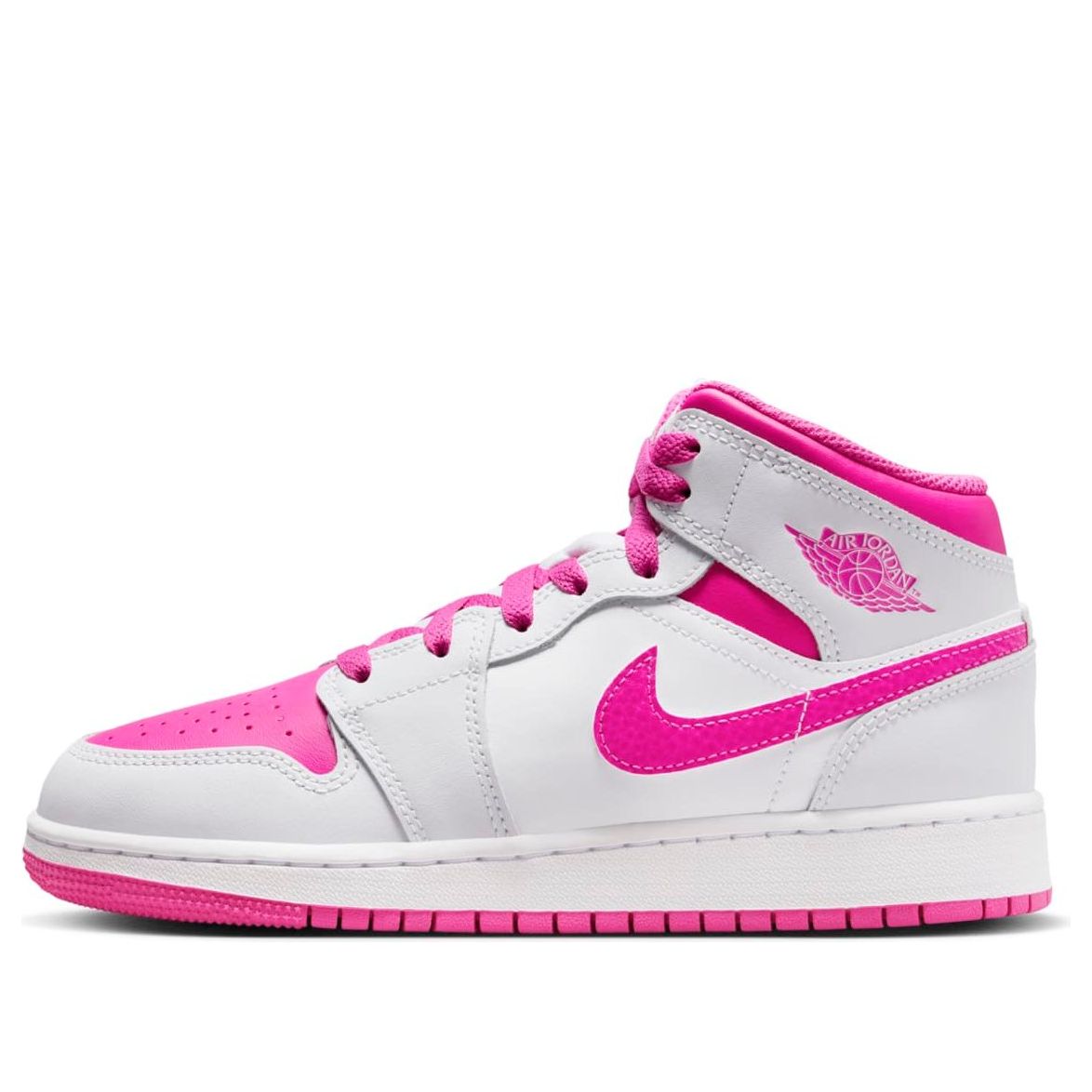 (GS) Air Jordan 1 Mid 'Fire Pink' FD8780-500