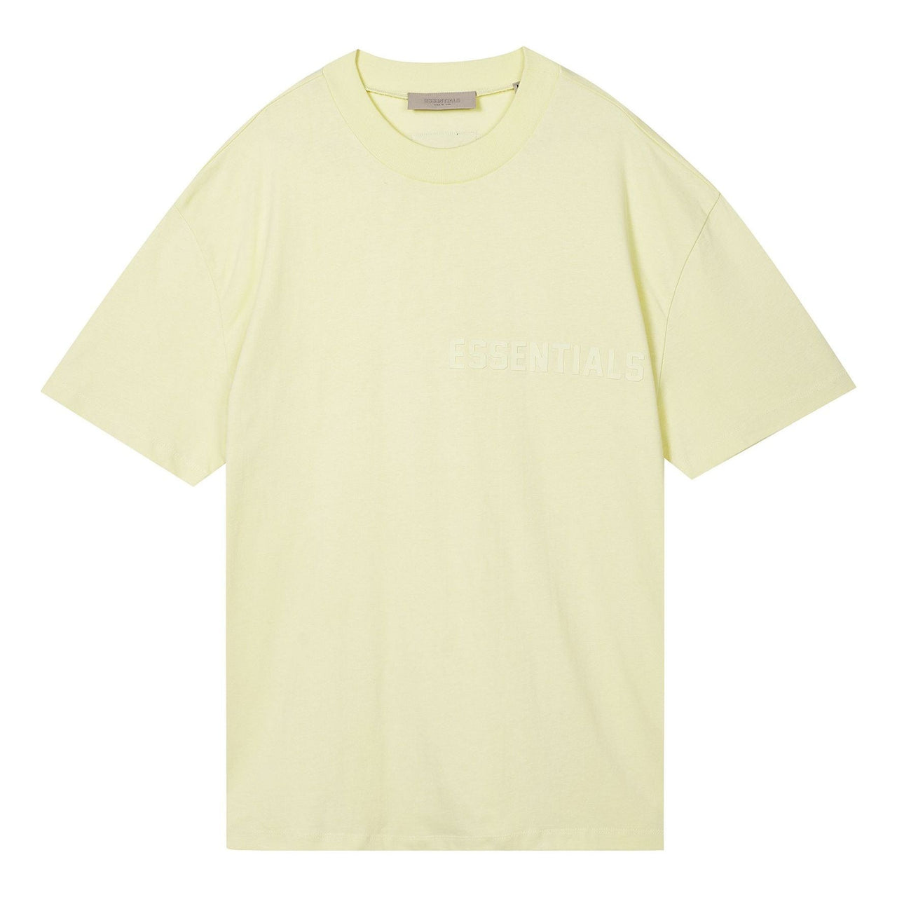 Fear of God Essentials FW22 Short Sleeve Tee Canary FOG-FW22-373