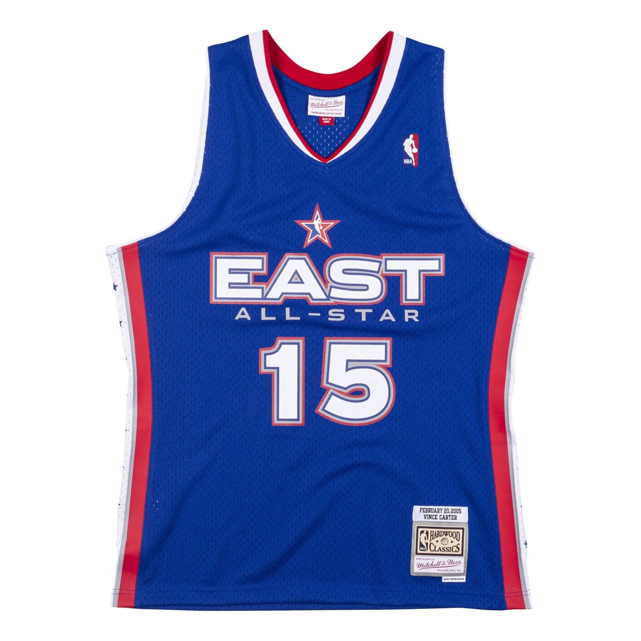Mitchell & Ness x NBA All-Star East 2005 Swingman Jersey 'Vince Carter 15' SMJYSB19112-ASEROYA05VCA