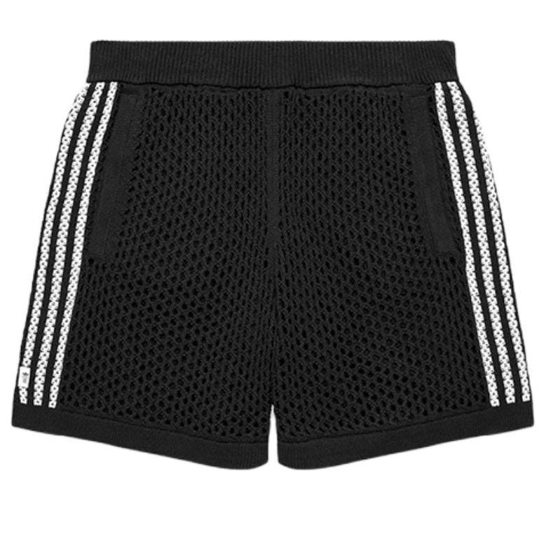adidas x CLOT FW24 Crochet Shorts Asia Sizing 'Carbon' JF4273
