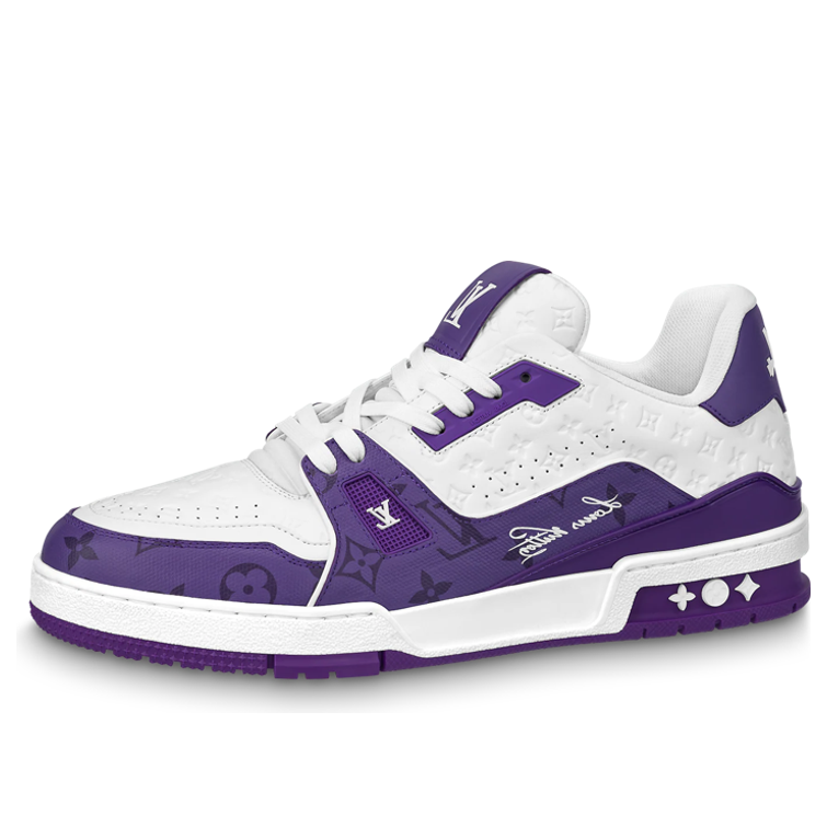 LOUIS VUITTON LV Trainers 'White Purple' 1AANHP