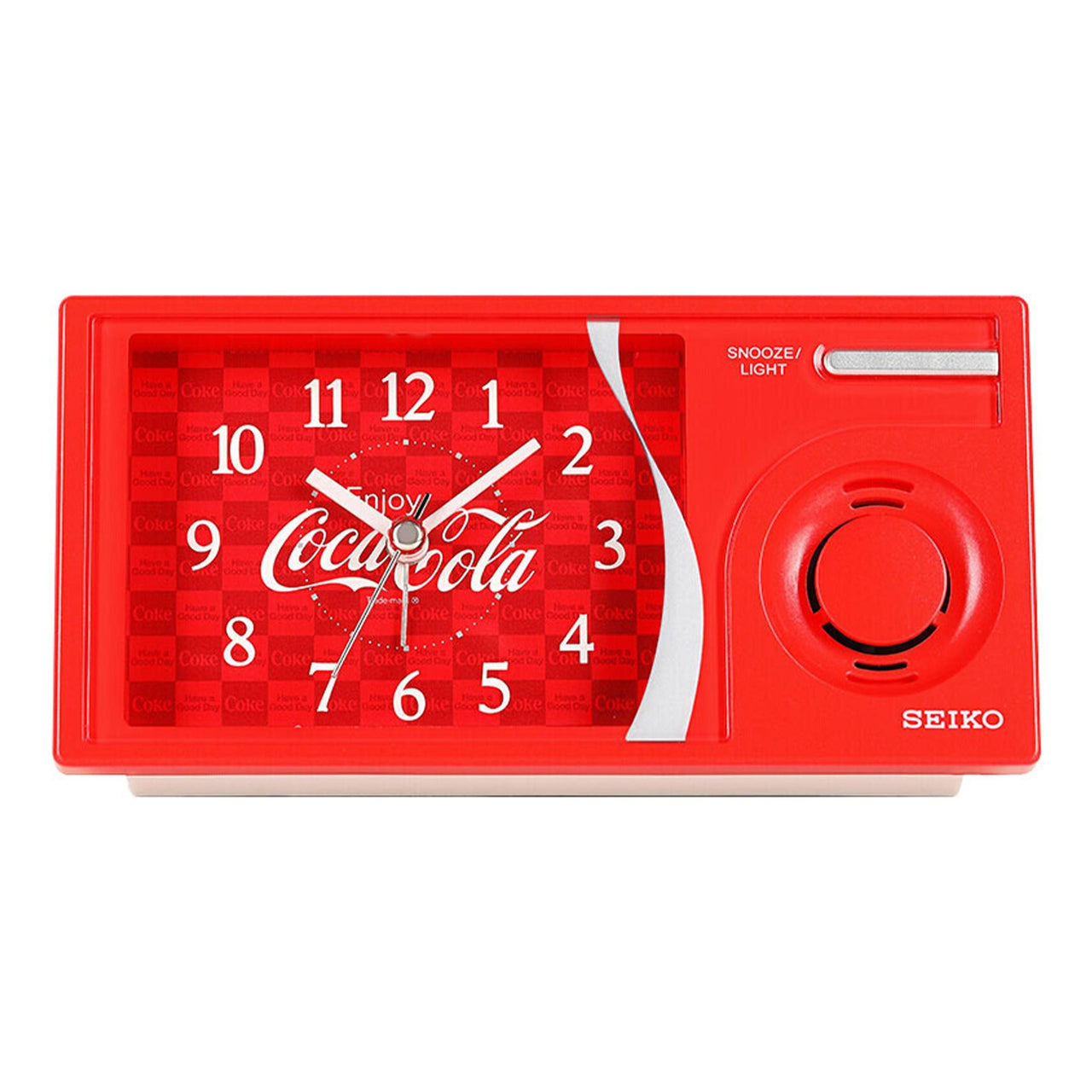 SEIKO x Coca Cola Mute Music Alarm Clock Red QHP901R