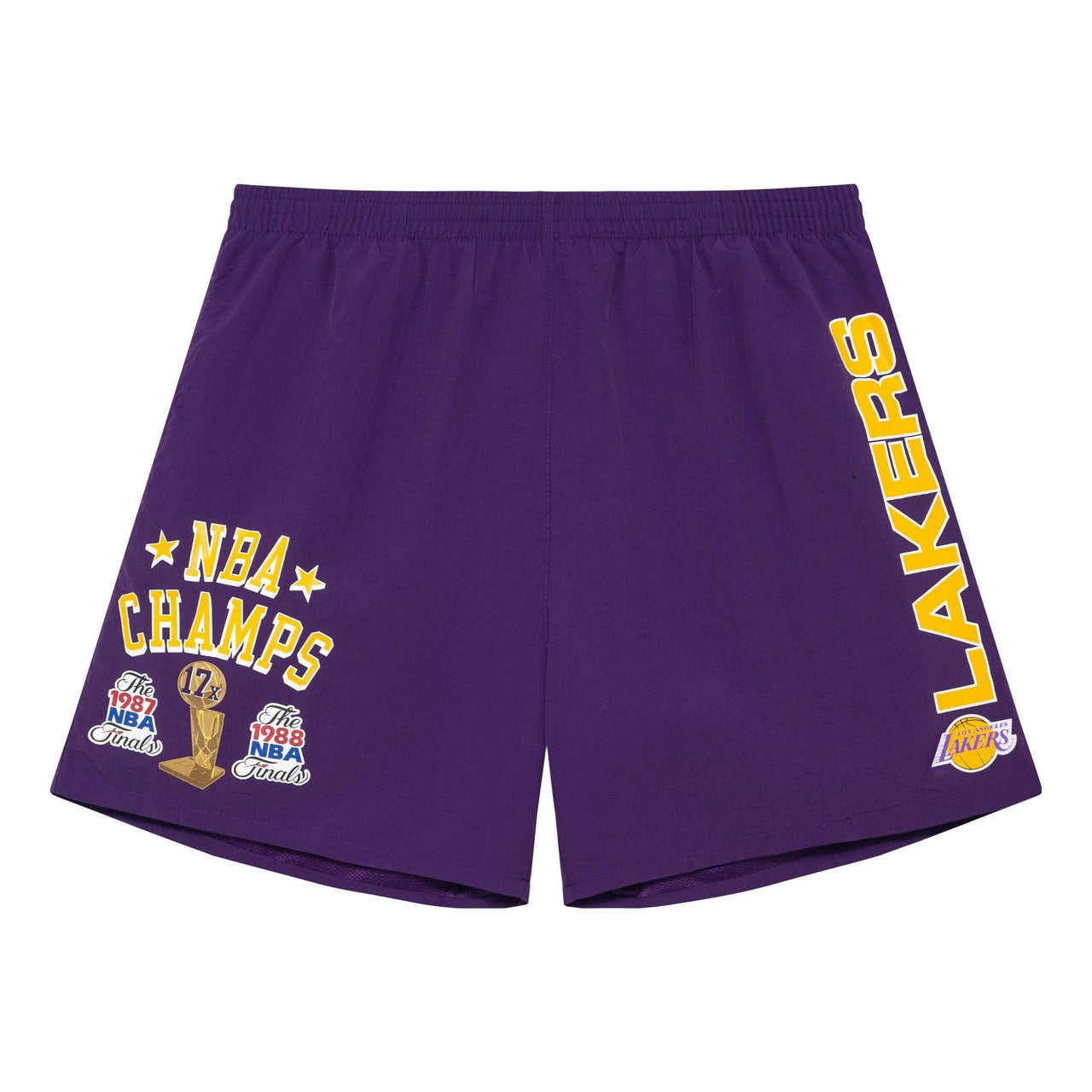 Mitchell & Ness x NBA Team Heritage Woven Short 'Los Angeles Lakers' PSHR5404-LALYYPPPPURP