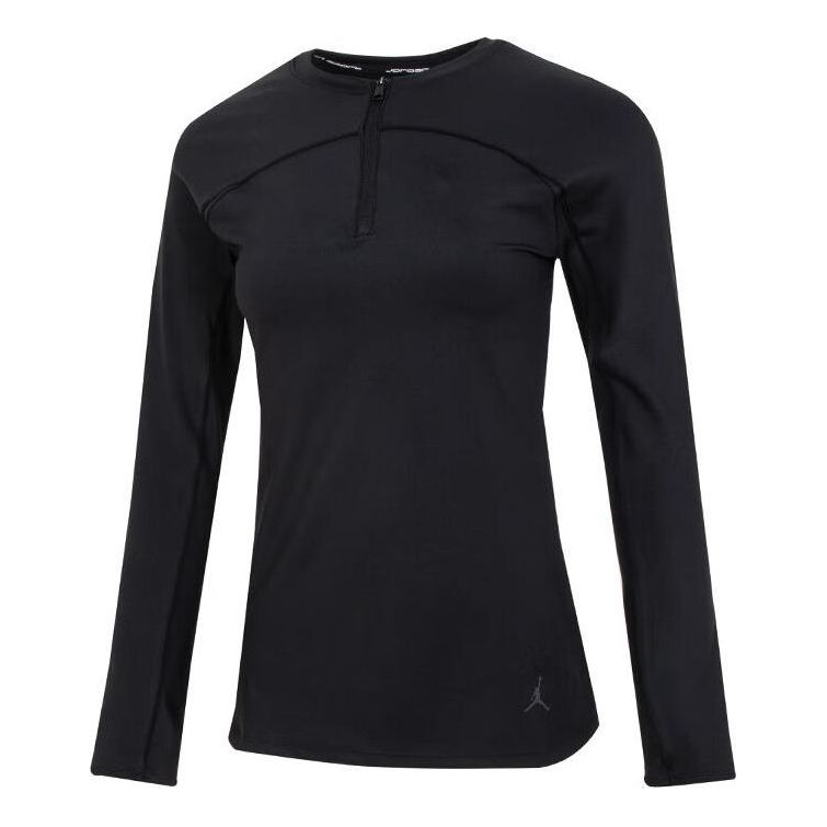 (WMNS) Air Jordan Sport Long-Sleeve Top 'Black' FN5114-010