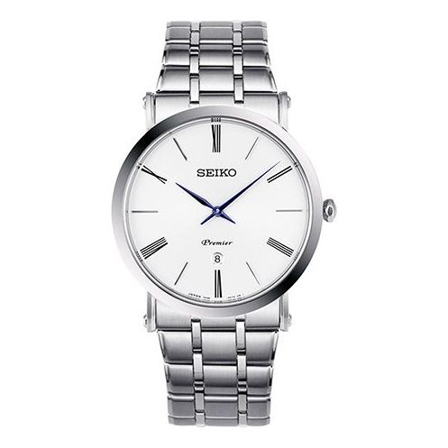 Men's SEIKO ultra thin Casual quartz Watch SKP391J1