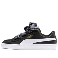 (WMNS) PUMA Basket Heart Reinvent 'Black White' 369935-02