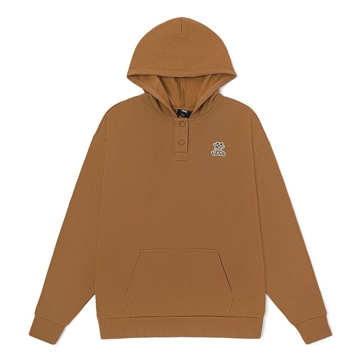 (WMNS) Vans Logo Hoodie 'Tan' VN000437Y5N