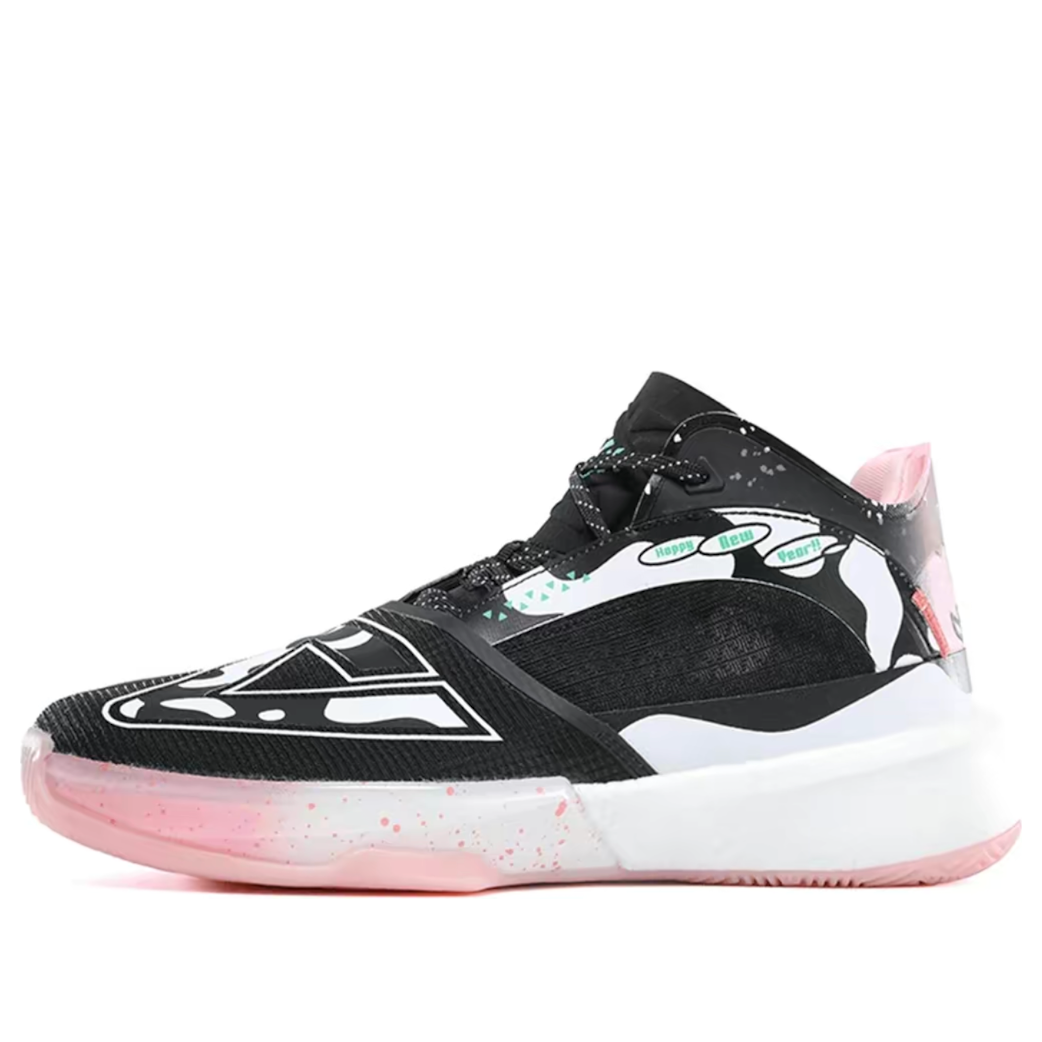 Peak Taichi P-Popup 1.0 Andrew Wiggins 'Black White Pink' E11131A-BLKWHT