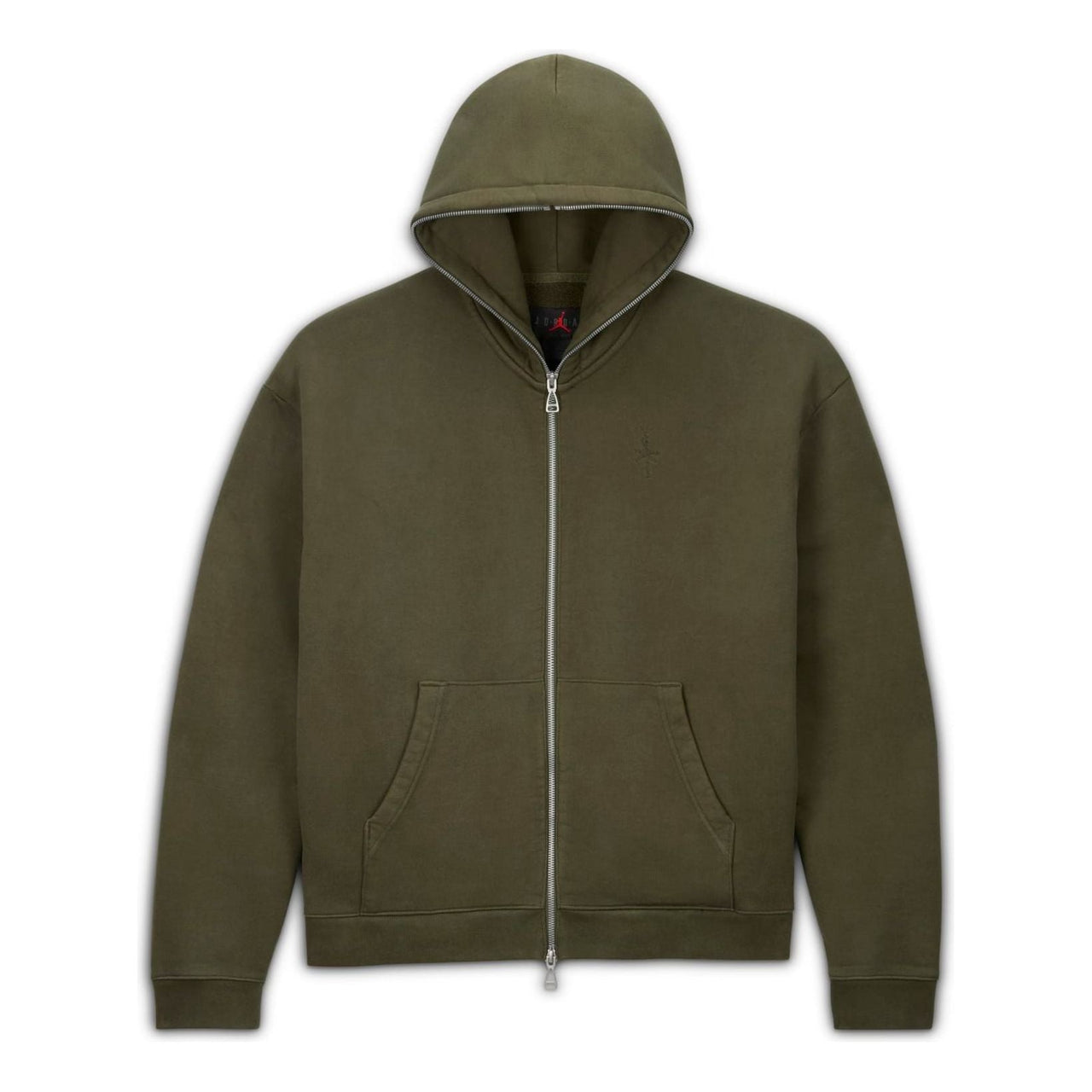Air Jordan x Travis Scott Full Zip Hooded Jacket Asia Sizing 'Military Green' DZ5501-325