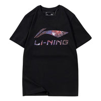 Li-Ning Essential Galaxy Logo T-shirt 'Black' AHSS971-1