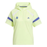 (WMNS) adidas Half-Zip Hooded Anorak Jacket Asia Sizing 'Semi Frozen Lemon' KG2172