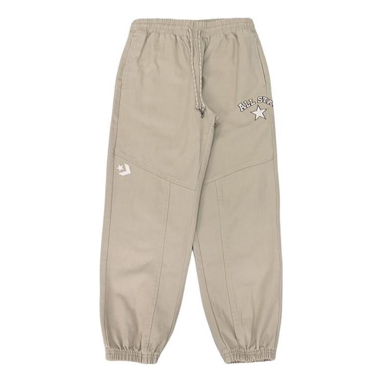 (WMNS) Converse All Star Drawstring Pants 'Beige' 10024887-A01