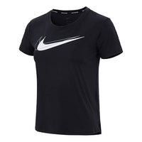 (WMNS) Nike AS W NK DF SWSH Run Top SS Black DD4899-010