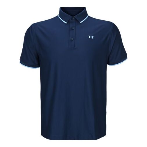 Under Armour Playoff Pique Polo Shirt 'College Navy' 1345459-409