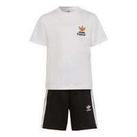 (PS) adidas originals Logo Sport Set 'White Black' HL9343