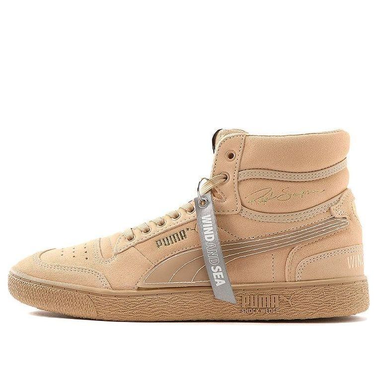 (WMNS) PUMA X Wind And Sea Ralph Sampson 'Brown Gold Gray' 375581-03