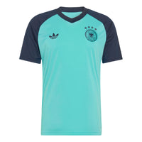 adidas Germany 26 Away Pre Match Jersey Asia Sizing 'Flash Aqua' JZ4578