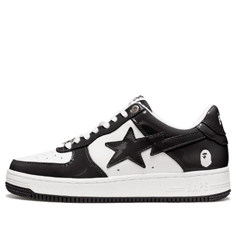 A BATHING APE Bape Sta Low 'Black White' 1H70-191-001-BW