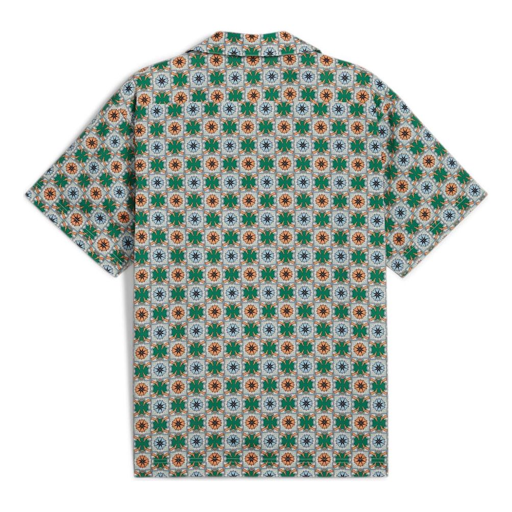 PUMA Classics New Prep Aop Woven Shirt 'Green' 627953-86