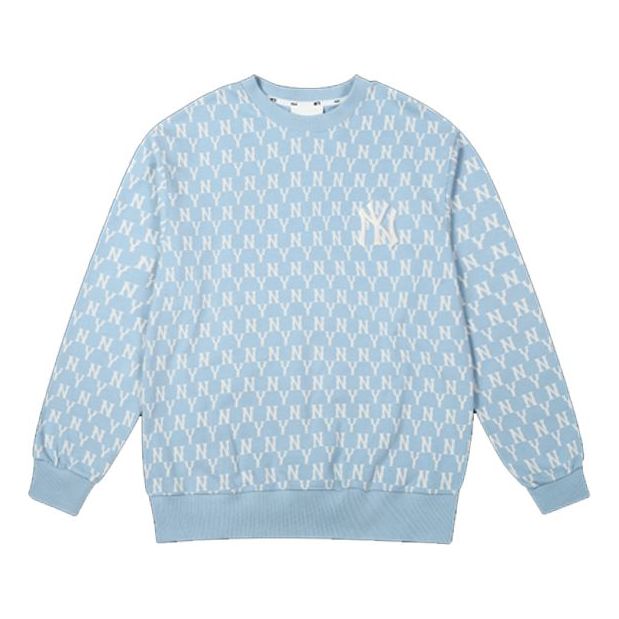 MLB New York Yankees Vintage Full Logo Long-Sleeve Fleece Unisex Blue 31MTM2041-50S