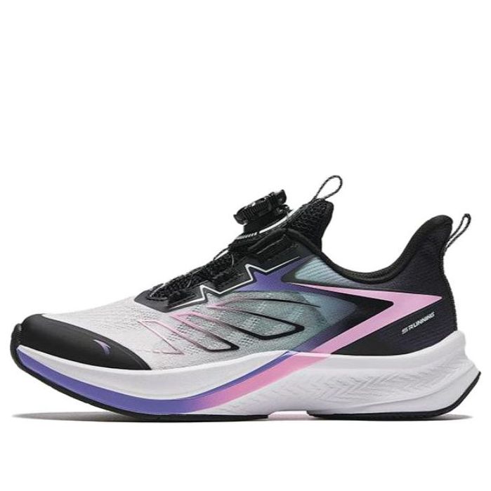 (GS) ANTA Running Series Sneakers 'Black Purple Grey' 322425511-4