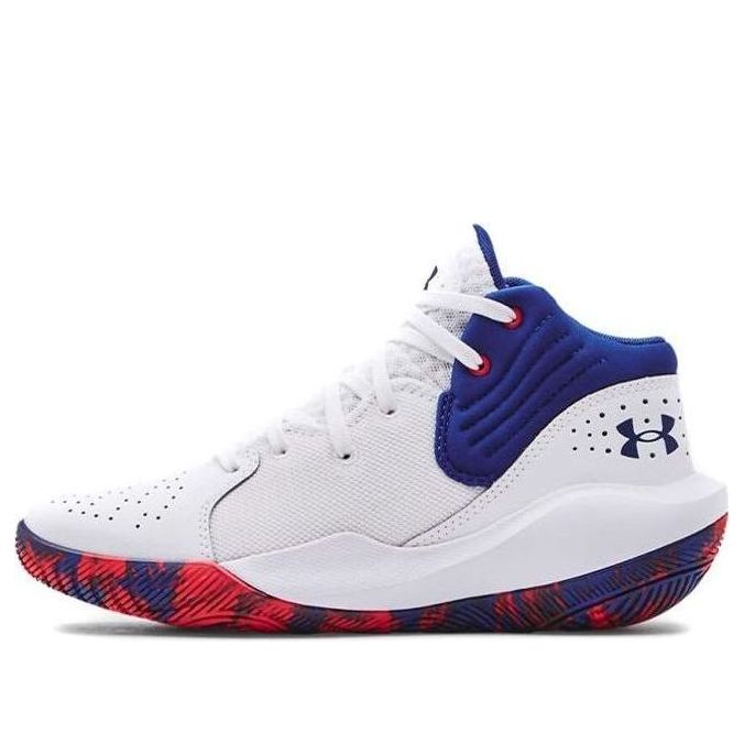 (GS) Under Armour Grade School UA Jet '21 White/Blue 3024794-100