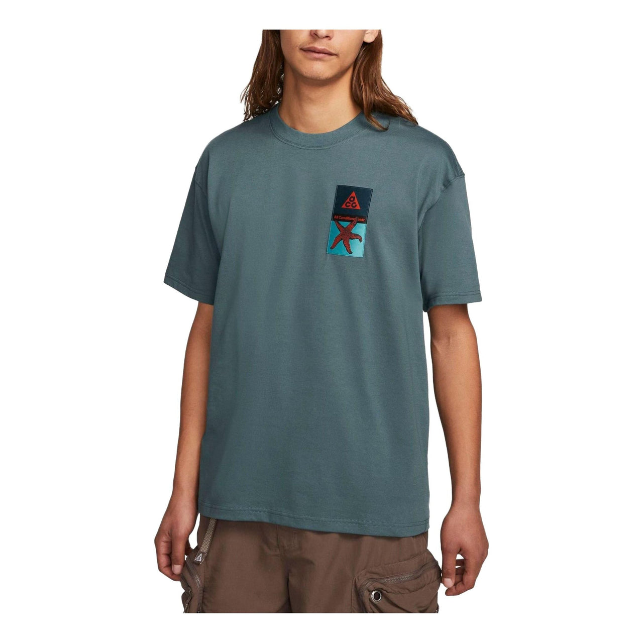 Nike ACG Patch T-Shirt 'Faded Spruce' DX9443-309