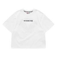 (WMNS) Fila Round Neck Short Sleeve White T61W021107A-WT