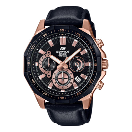 CASIO EDIFICESeries Men'ses Rose-Golden Mens Rose Gold Analog EFR-554BGL-1A