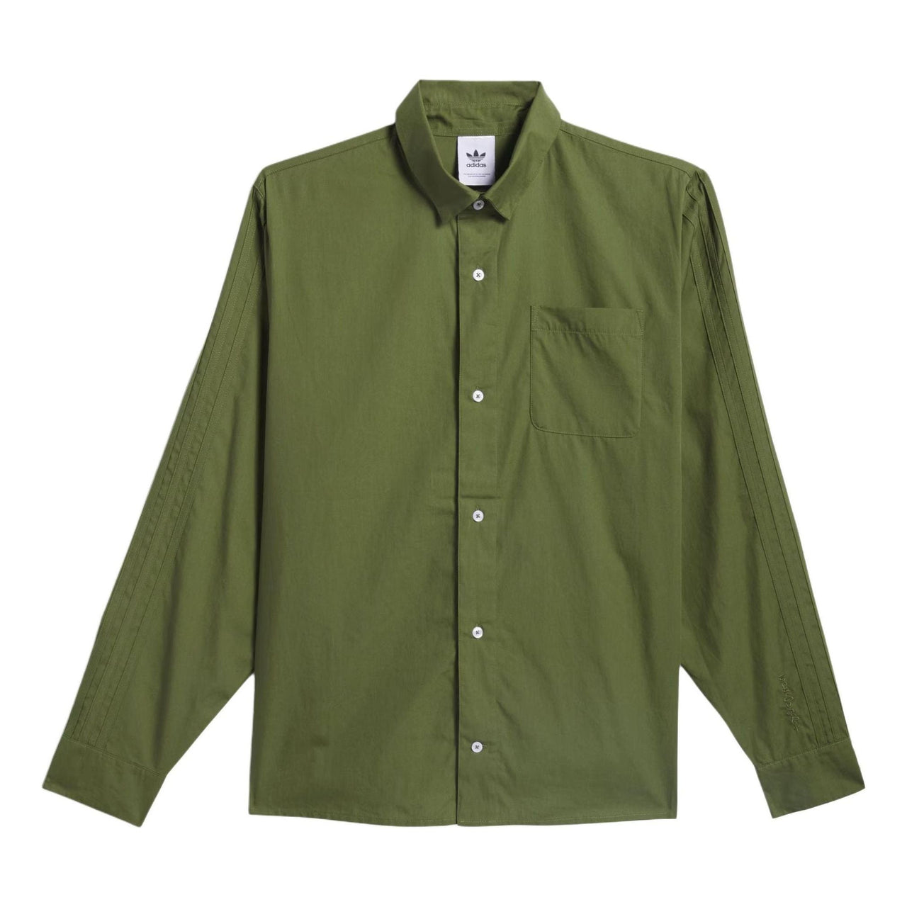adidas Originals Shmoofoil Button Up Asia Sizing 'Green White' IU0081