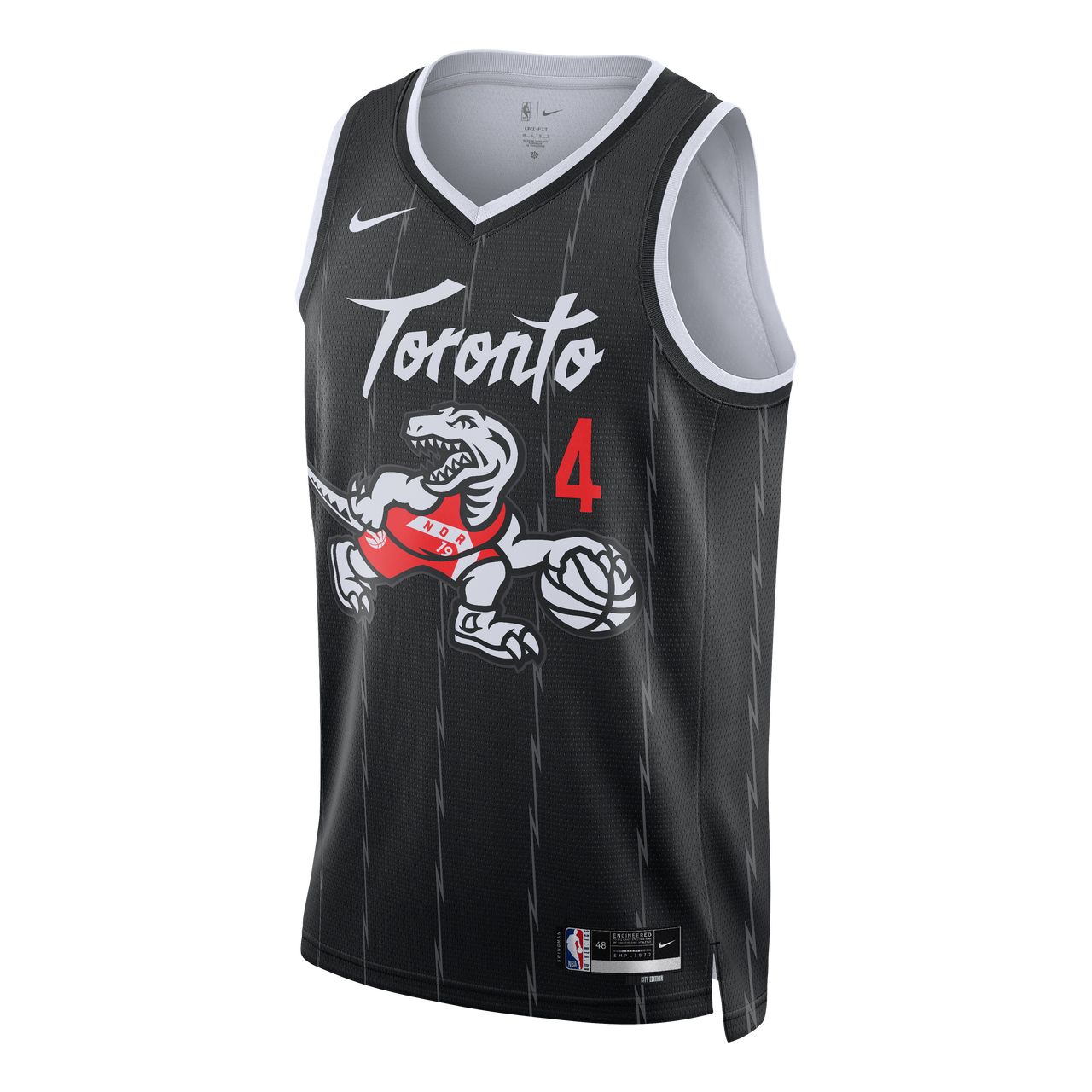 Nike Scottie Barnes Toronto Raptors City Edition NBA Swingman Jersey 'Black' HM5997-011