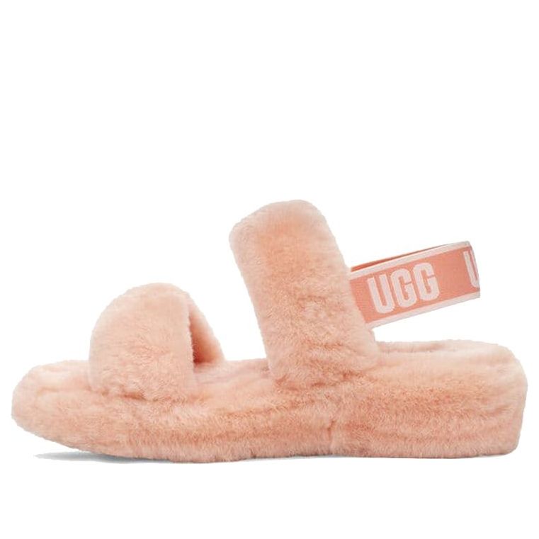 (WMNS) UGG Oh Yeah Thick Sole Sandals Pink 1107953-BYPN