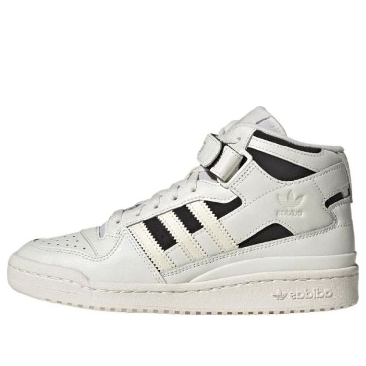 (WMNS)adidas Original Forum Mid 'Off White Cream White Black' H06453