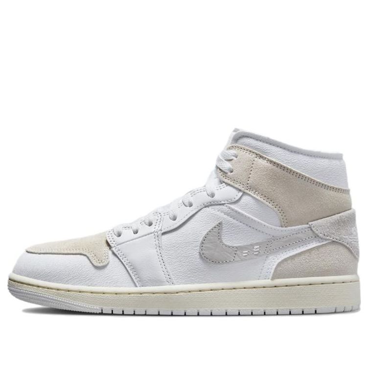 Air Jordan 1 Mid SE Craft 'Inside Out White Grey' DM9652-120