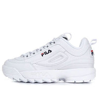 (WMNS) FILA Disruptor 2 Low Chunky Sneakers White FS1HTB1071X_WWT