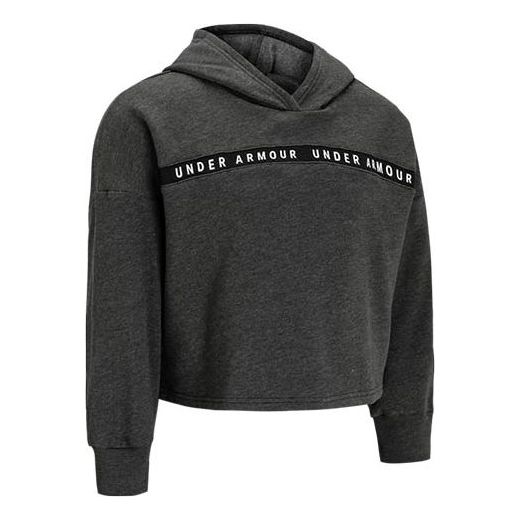 (WMNS) Under Armour Taped Hoodie 'Black' 1328947-002