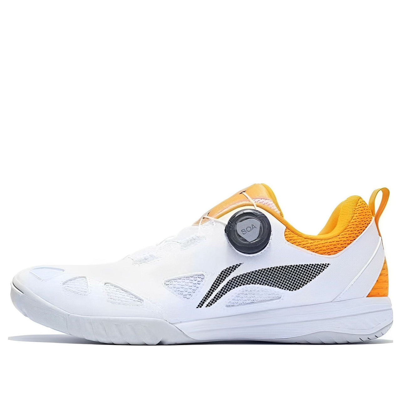 Li-Ning Mage Pro Table Tennis Shoes 'White Orange' APTT001-2