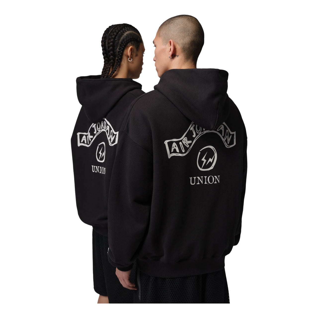 Air Jordan x Union x Fragment Full-Zip Up Hoodie 'Black Pale Ivory' IR0641-010