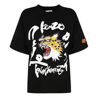 KENZO SS21 Printing Round-neck Black FB52TS6404SK-99