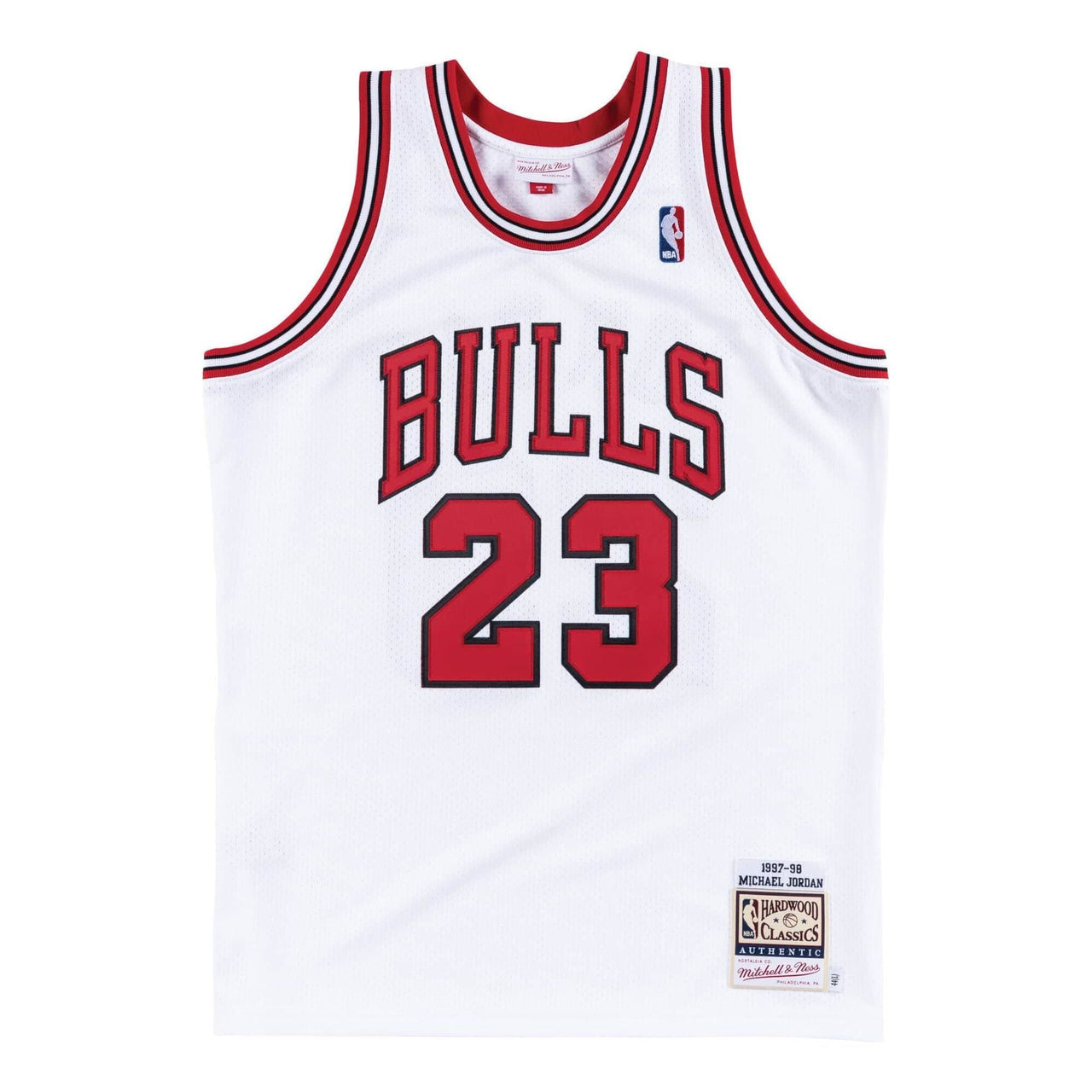 Mitchell & Ness x NBA Chicago Bulls 1997-98 Home Jerseys 'Michael Jordan 23' AJY4GS18398-CBUWHIT97MJO
