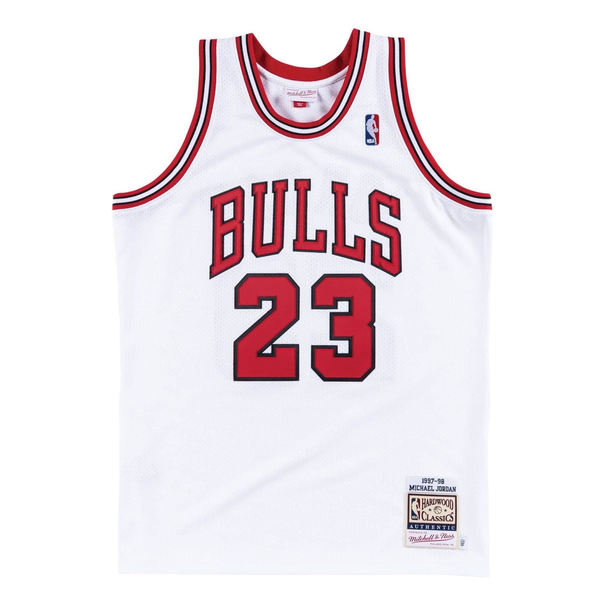 Mitchell & Ness x NBA Chicago Bulls 1997-98 Home Jerseys 'Michael Jordan 23' AJY4GS18398-CBUWHIT97MJO