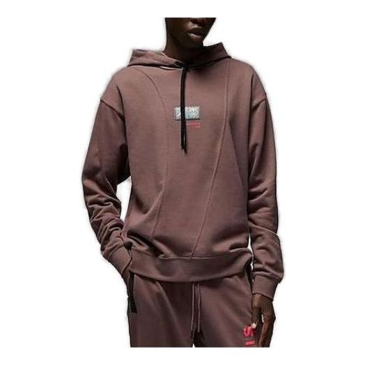 Air Jordan x Paris Saint-Germain Pullover Hoodie 'Plum Eclipse Bright Crimson' DM3096-291