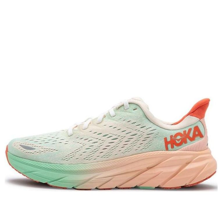(WMNS) HOKA ONE ONE Clifton 8 'Orange Mint Green' 1119394-SGAS