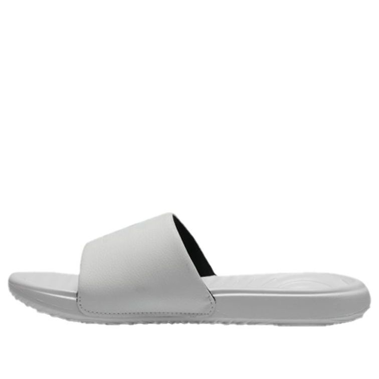 (WMNS) Under Armour Ansa Fixed Slides 'Triple White' 3023772-101