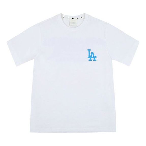 MLB LA Dodgers Los Angeles Dodgers Basic Printing Short Sleeve Unisex White 31TS04031-07W