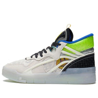 (WMNS) Li-Ning Superwave Mid 'White Blue Green' AGCS284-1