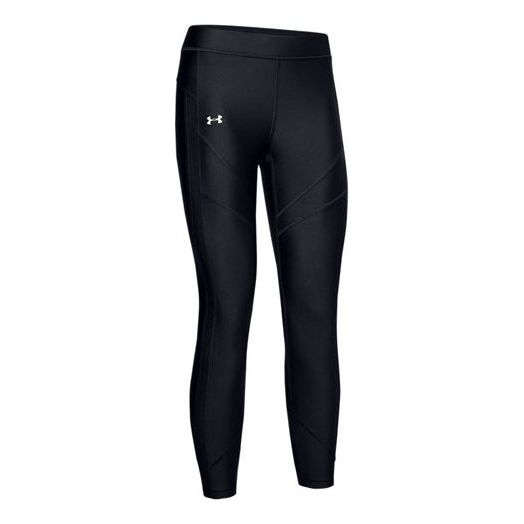 (WMNS) Under Armour HeatGear Armour Ankle Crop Legging 'Black' 1305967-001