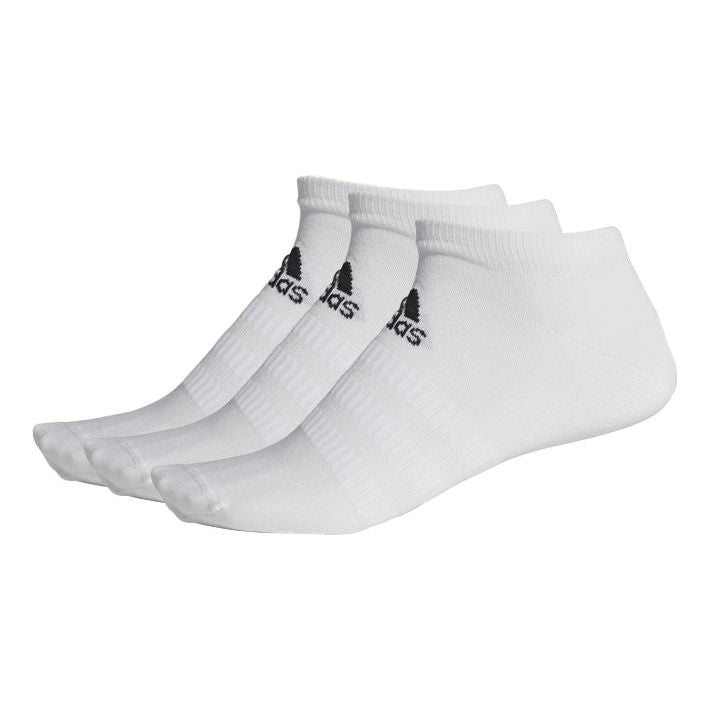 adidas Unisex Light Low Knitted Socks 3 Packs White DZ9422